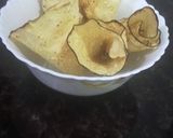 A picture of step 2 of Papad Corn Chaat.