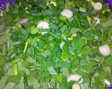 A picture of step 3 of Pounded yam and vegetable soup.