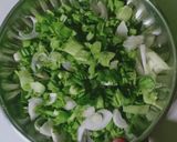 A picture of step 1 of Veg momos.