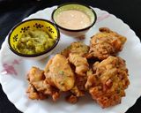 A picture of step 5 of Vegetable egg pakoda.