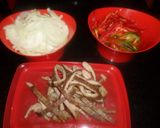 Foto del paso 1 de la receta: Nidos de matambre