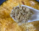 Gambar langkah 6 resipi Bubur Nasi Udang Chinese Style (Shrimp Porridge in Egg Drop Soup).