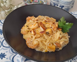 Foto del paso 5 de la receta: Pad thai de gambas -con fideos de arroz-