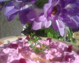 A picture of step 4 of Labneh with Beetroot.