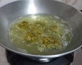 A picture of step 5 of Kothimbir Vadi (Cilantro Snack).