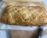 Foto del passaggio 6 della ricetta Focaccia farcita con prosciutto e funghi