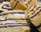 A picture of step 10 of Chocolate Swiss Roll.