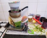 A picture of step 2 of Potato pie (english styl).