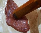 A picture of step 1 of Steak in Mushroom Sauce.
