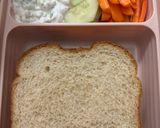 A picture of step 4 of P&J Garden Bites Bento box.