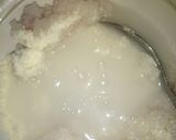 A picture of step 3 of Tsakin shinkafa da madara.