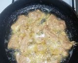 A picture of step 2 of Dragon chicken.