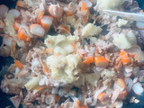 Calabacín relleno (sin horno)