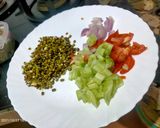 মুগডাল চটপটা চাট (moongdal chaat recipe in Bengali) রেসিপি ধাপ - 1 ছবি