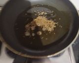 A picture of step 1 of Besan Bhaji.
