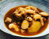 Foto del paso 5 de la receta: Judiones con pulpo 🐙🐙🐙🐙 en olla de cocción lenta
