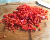 A picture of step 2 of Piedmontese Red Bagnetto Sauce.