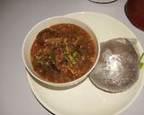 A picture of step 2 of Okro pepper soup (Ila alasepo).