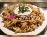 صورة لخطوة 6 من وصفة معكرونة باللحمة مع صوص اللبن 💕