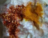 A picture of step 1 of 3 spice Creamy Chicken Handi.