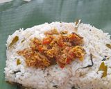 Foto langkah ke 11 dari resep Nasi Bakar Isi Ikan Tongkol Suwir.