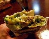 A picture of step 20 of Grilled Chicken Wrap with Jicama Mango Slaw.