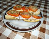 Foto del paso 6 de la receta Desayuno 1/2 queso 🆚 1/2 pechuga de pavo