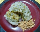 Hình bước làm 8 của món Bánh Khúc (dùng cải bó xôi)