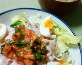 A picture of step 6 of Moist Pork Shabu-Shabu Salad.