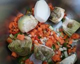 Foto del paso 2 de la receta Lentejas con alcachofas