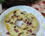 A picture of step 3 of Malai Ghevar.