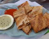 A picture of step 13 of Mysore dosa.