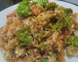 Foto del paso 7 de la receta: Falso arroz de coliflor tipo yakimeshi a mi manera🍚🥡🍱
