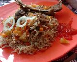 Foto langkah ke 12 dari resep Nasi kabsah atau Khabsah ala Boru Manik khas Timur Tengah.