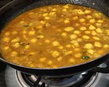 A picture of step 7 of Rice- chole curry (Chole-chawal).