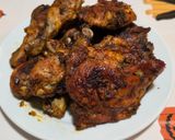 Tepsis csirkecombok zöldségágyon recept fázis 13 fotója