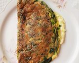 Foto del paso 2 de la receta: Omelette de espinaca fresca y muzzarella