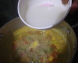 A picture of step 2 of Vegetarian Corn Soup.