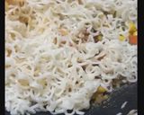 A picture of step 2 of Maggi masala corn pulao.