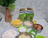 Foto langkah ke 1 dari resep Proll Tape Keju Matcha Panggang🍵🧀.