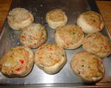 Foto del paso 4 de la receta: CHAMPIÑONES RELLENOS CON CARNE DE JAIBAS. JON STYLE