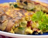 Zöldséges omlett (frittata) recept fázis 6 fotója