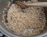 Foto do passo 3 de Risoto de ervilhas e hortelã