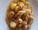 Rámás csirke édesburgonyával és sült krumplival recept fázis 3 fotója