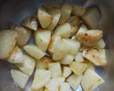 A picture of step 1 of Aloo Morich.