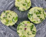 A picture of step 6 of Sweet potato and spinach pattice.