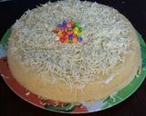 Foto langkah ke 5 dari resep Steamed brownie cheese vanila.
