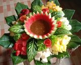 Foto langkah ke 6 dari resep Rujak Buah Tampah.