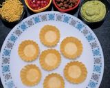 A picture of step 1 of Basket chaat.