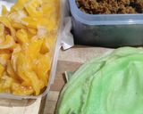 Foto langkah ke 4 dari resep Gluten free dadar gulung isi kelapa dan nangka.